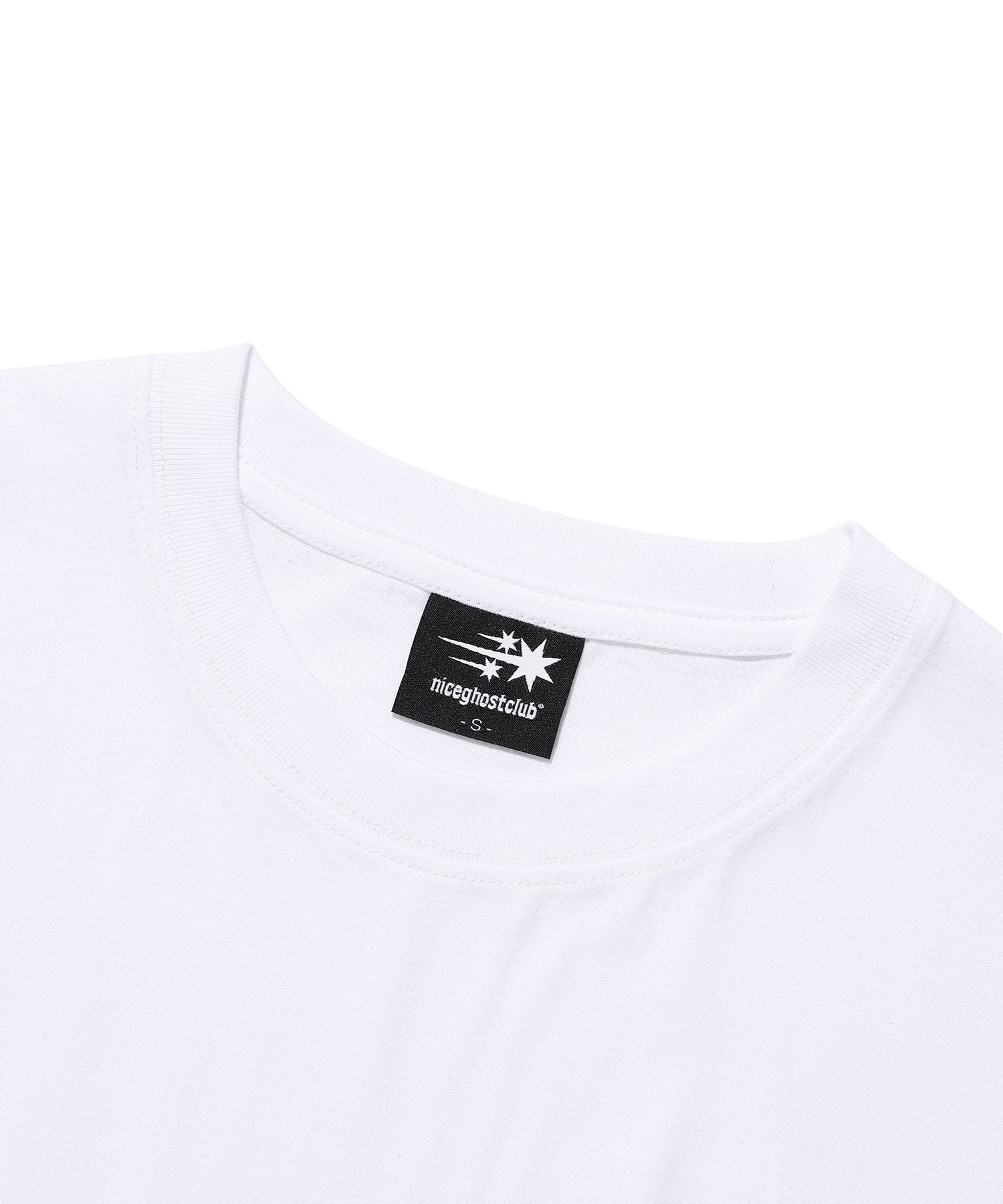 Nice Ghost Club Sketch 3Star Basic Tee [White]