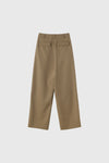 General Idea WOMAN Double Pleat Semi-Wide Slacks