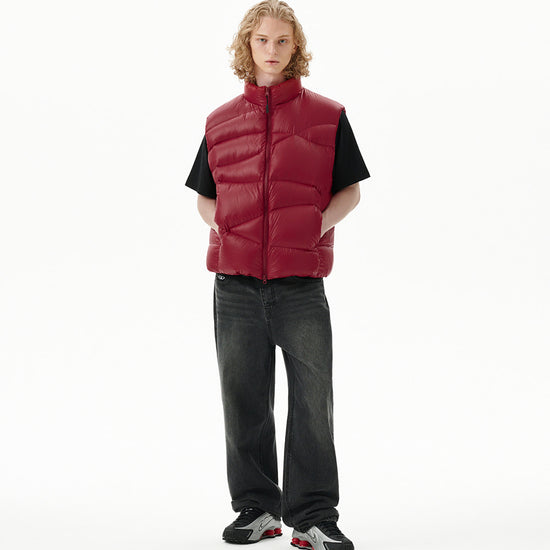 Mahagrid Wavy Down Vest