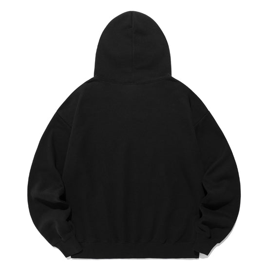 Nice Ghost Club 3Stars Hate Applique Hoodie [Black]