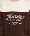 Marithé François Girbaud Kids Color Block Sweatshirt Brown