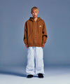 Nice Ghost Club 3STAR HALFTONE SYMBOL ZIP HOODIE [BROWN]