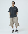 Mahagrid Stripe Slash Logo Tee
