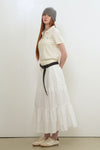 General Idea WOMAN Airy Essential Collar Half Knit