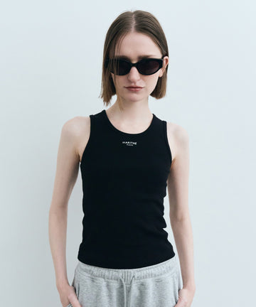 Marithé François Girbaud Wu Neck Sleeveless Black