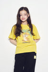 ADLV Kids Cartoon Chinchilla Short Sleeve T-Shirt
