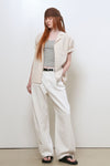 General Idea WOMAN Seersucker Collar Half Shirt