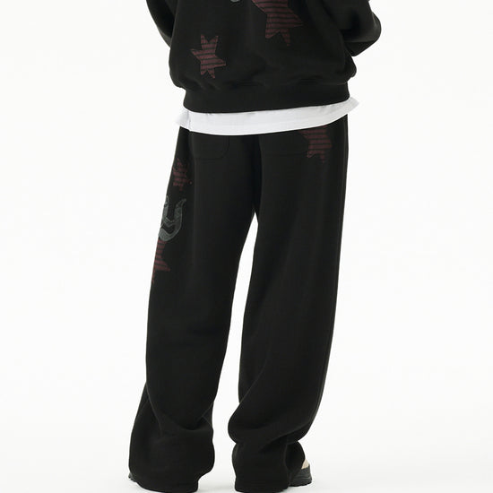 Mahagrid PRAY APPLIQUE SWEAT PANT