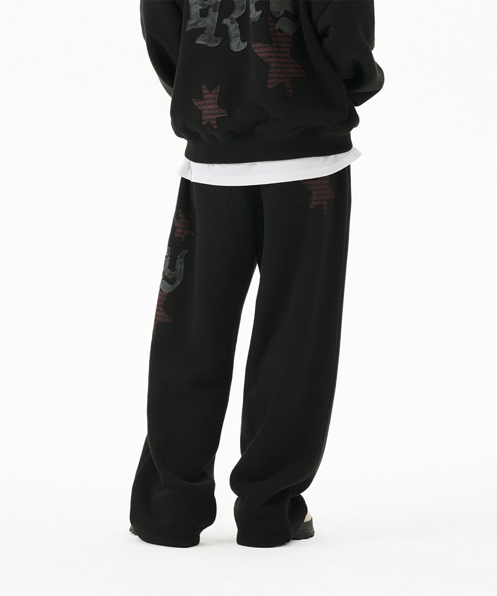 Mahagrid PRAY APPLIQUE SWEAT PANT