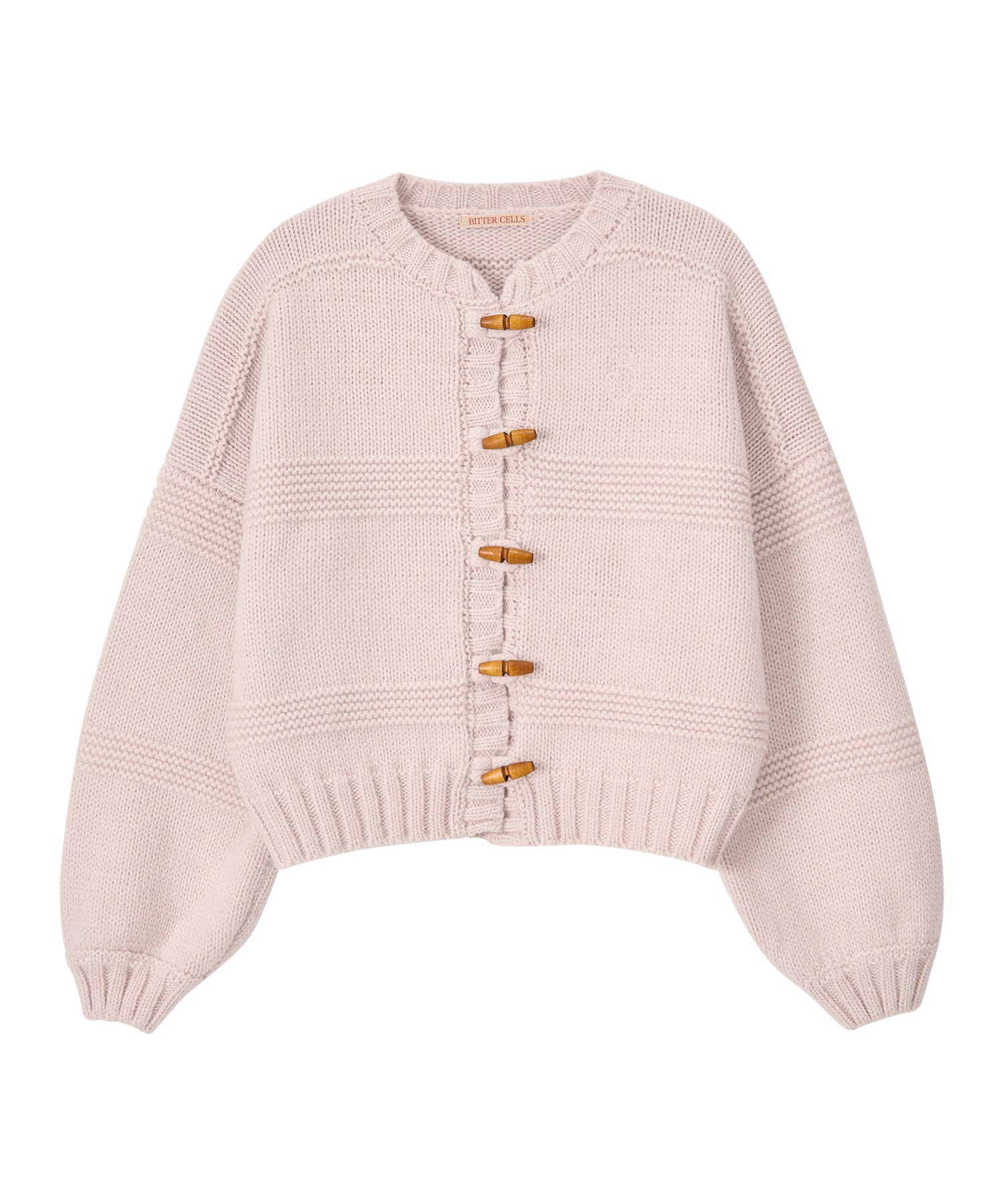 Bitter Cells Popo Toggle Knit Cardigan