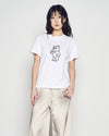 ADLV Woman Basic AC Bear Short Sleeve T-Shirt