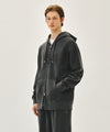 Marithé François Girbaud CLASSIC LOGO DYEING HOODIE ZIPUP