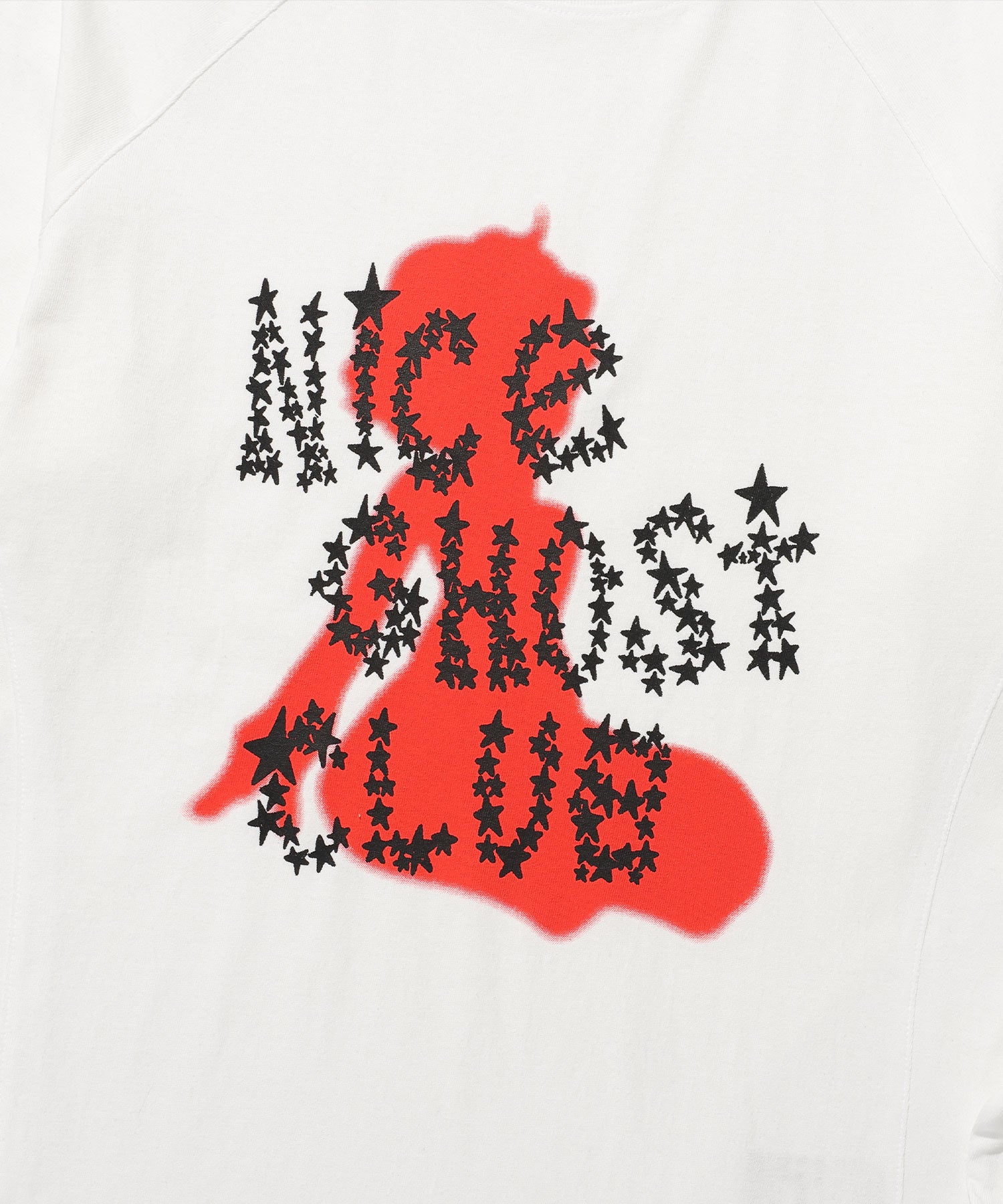 Nice Ghost Club Star Logo Slim Long Sleeve Tee