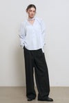General Idea WOMAN V-Neck Scarf Blouse