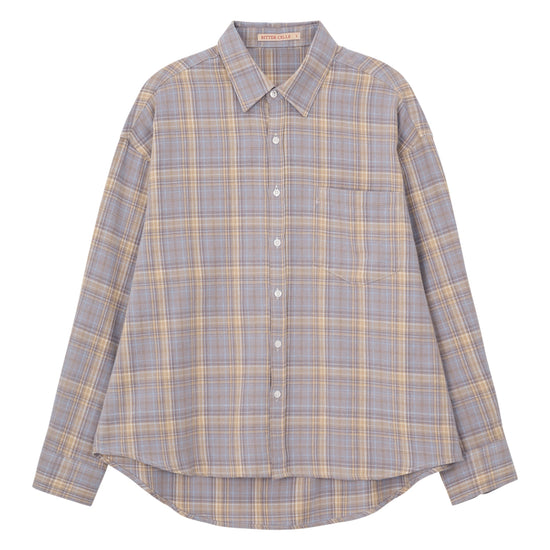 Bitter Cells Pop Overfit Check Shirt