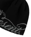 Mahagrid Present Lettering Knit Beanie Black