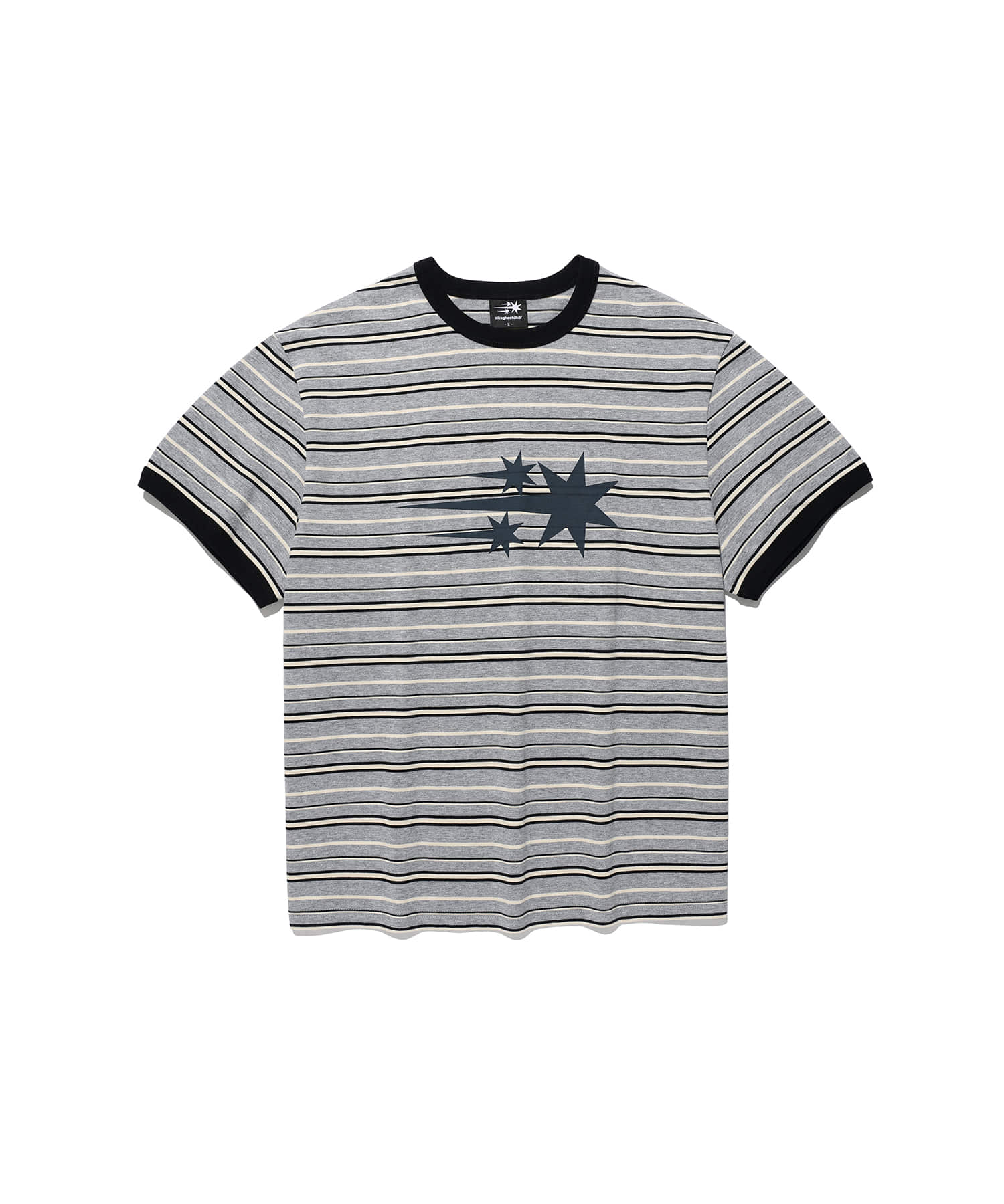 Nice Ghost Club Stripe 3 Star Basic Ringer Tee