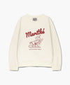 Marithé François Girbaud Kids Holiday Sweatshirt (Brushed) Cream