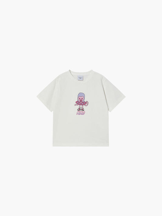 ADLV Kids Heart Alien Short Sleeve T-Shirt