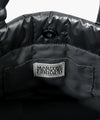 Marithé François Girbaud Classic Logo Matt Metallic Padding Bag Ivory