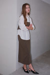 General Idea Woman Minimal H-Line Long Skirt