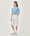 Marithé François Girbaud W LONG BERMUDA DENIM PANTS