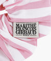 Marithé François Girbaud CLASSIC LOGO STRIPE HAIR SCRUNCHIE black