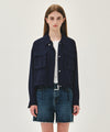 Marithé François Girbaud W CROP SHEER JACKET