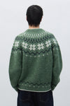 General Idea UNISEX Wool Snow Nordic Pullover