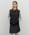 Marithé François Girbaud W Detachable Quilting Jacket Black