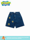 ADLV Happy SpongeBob Denim Shorts