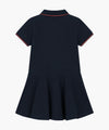 Marithé François Girbaud Kids White Pink Flare One-Piece Navy