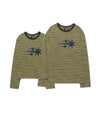 Nice Ghost Club Stripe 3Star Long Sleeve Tee [Green]
