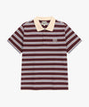 Marithé François Girbaud SMALL CLASSIC LOGO PK COLLAR TEE stripe
