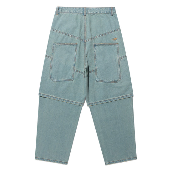 Nice Ghost Club Layered Washed Jeans