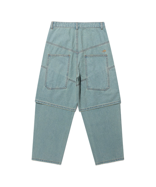 Nice Ghost Club Layered Washed Jeans