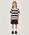Marithé François Girbaud Kids Raglan Short Sleeve Sweatshirt Light Heather Gray