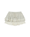AEAE Flower Pattern Skirt Layered Mini Shorts