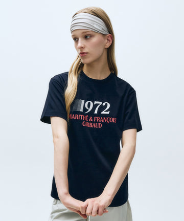 Marithé François Girbaud MOUVEMENT 1972 LOGO AEROCOOL TEE