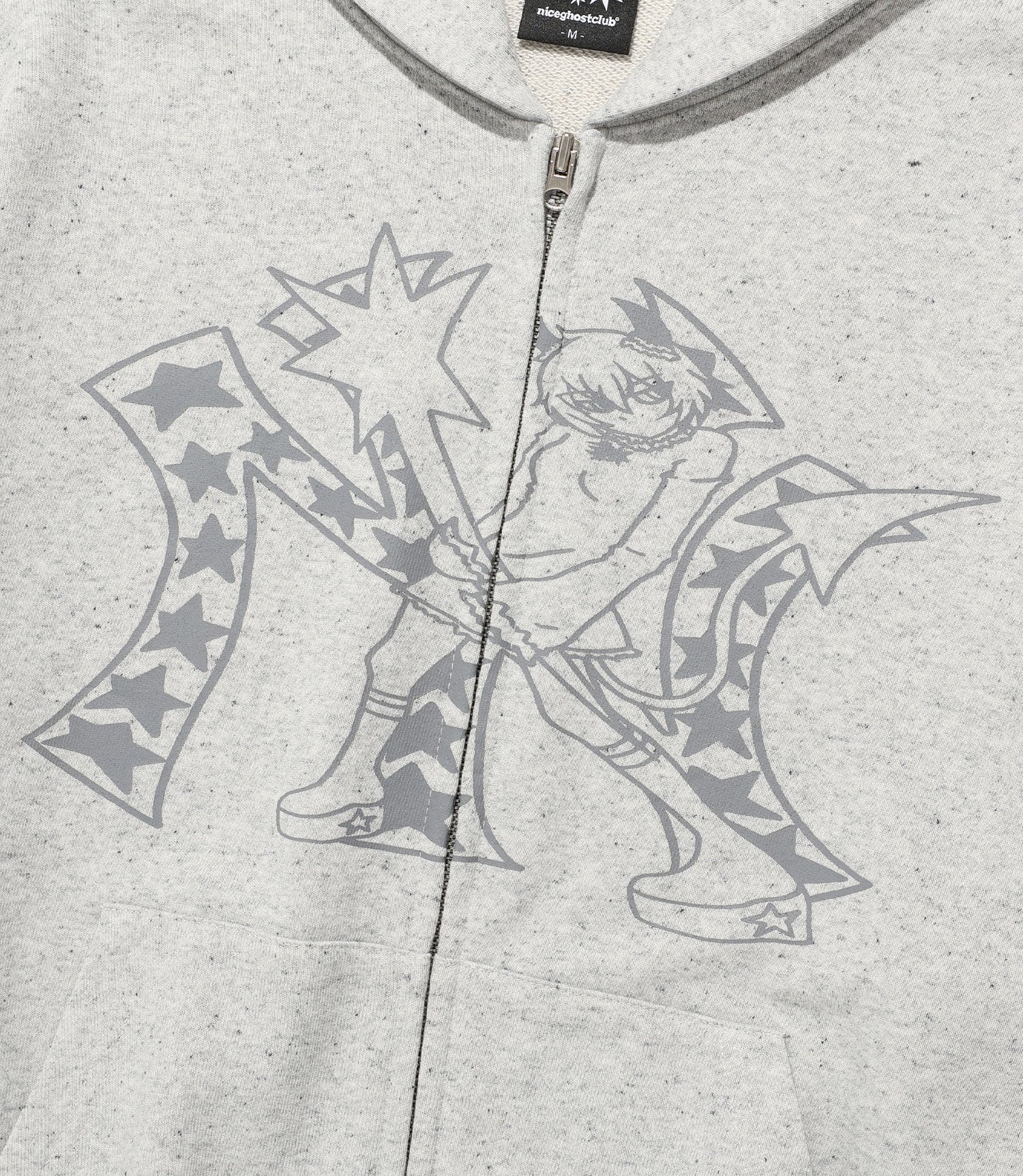 Nice Ghost Club Chaos Girl Hoodie Zip-Up