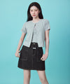 Marithé François Girbaud Women's Fatigue Denim Skirt