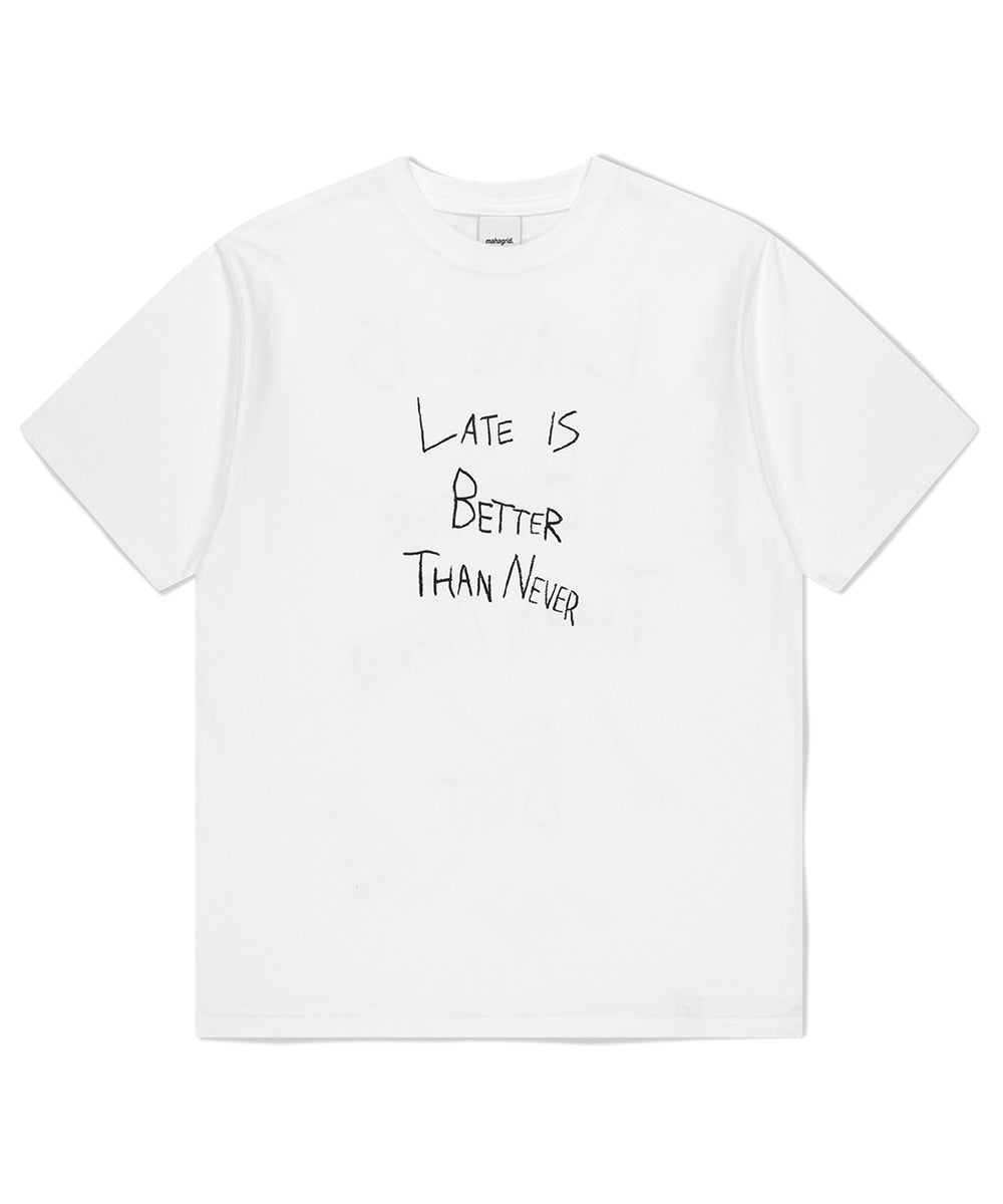 Mahagrid Grunge Doodle Tee White