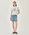 Marithé François Girbaud [REGEN] W FRENCH FRUIT SHOP GRAPHIC TEE white