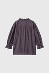 General Idea WOMAN Check Frill Blouse