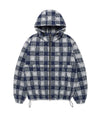 Cavish Kyurin Wear Hooded Check Wind Breaker Multi