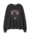 Bitter Cells Rose Petal Long Sleeve - Pigment Charcoal