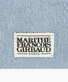 Marithé François Girbaud Classic Logo Denim Pouch