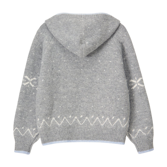 Bitter Cells Snowy Hood Cardigan