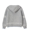 Bitter Cells Snowy Hood Cardigan