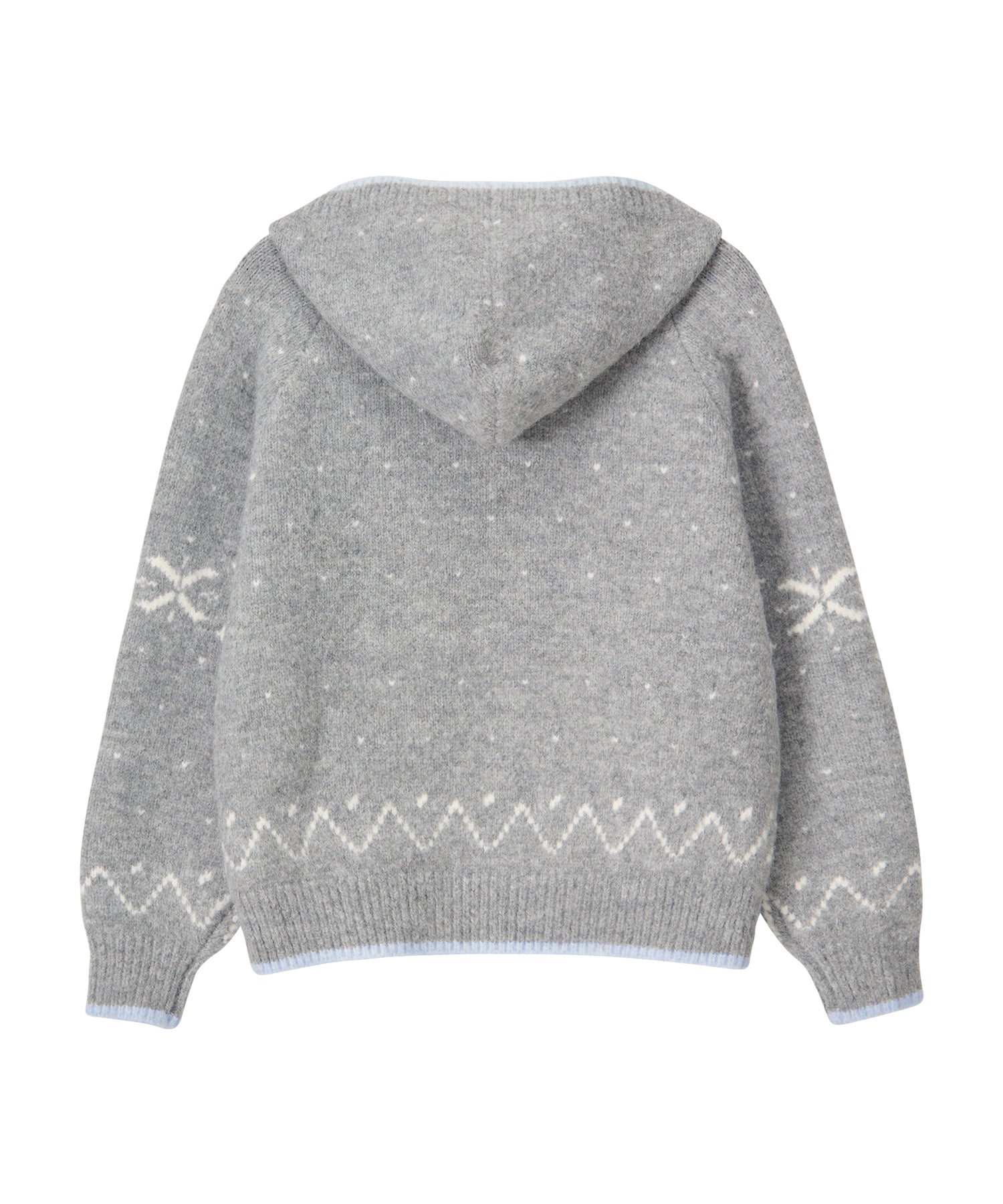 Bitter Cells Snowy Hood Cardigan